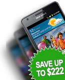 Save up to $222 on Galaxy S 2